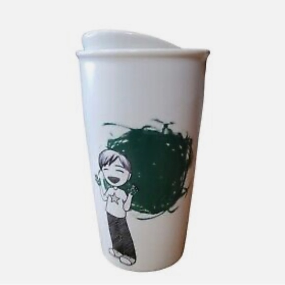 Starbucks 2015 Kid Green‎ Finger Paint - Picture 1 of 4